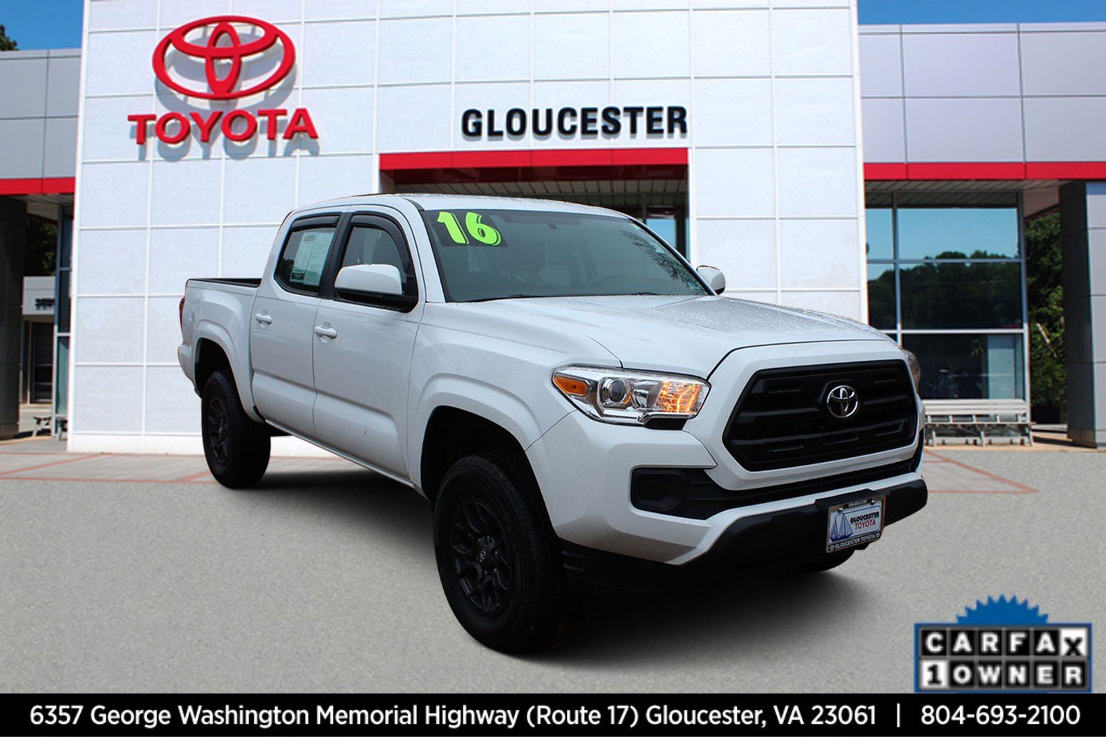 Certified Pre-owned 2016 Toyota Tacoma Sr Crew Cab Pickup In Gloucester 