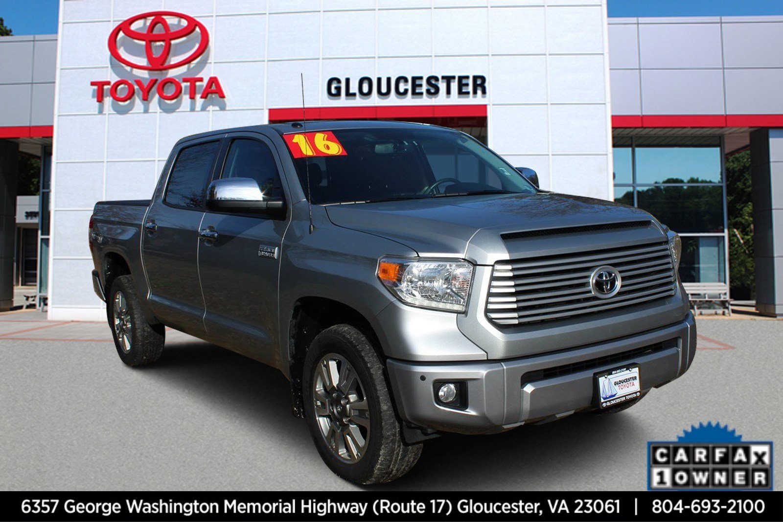 Pre-Owned 2016 Toyota Tundra 2WD Truck Platinum Crew Cab Pickup In ...